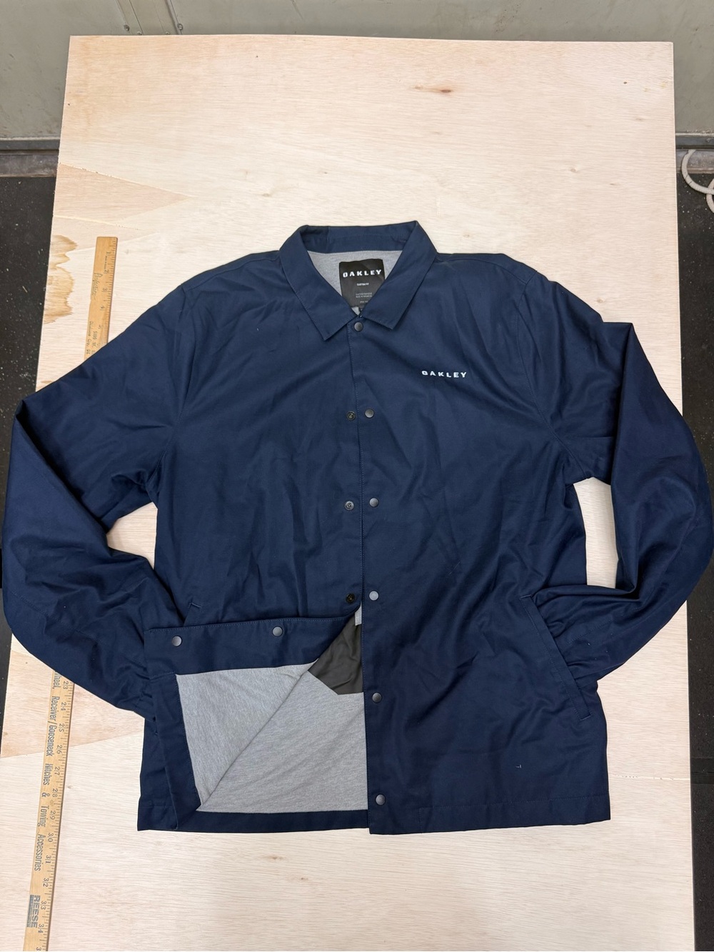 Oakley Men's Dark Blue Lightweight Coach Jacket
